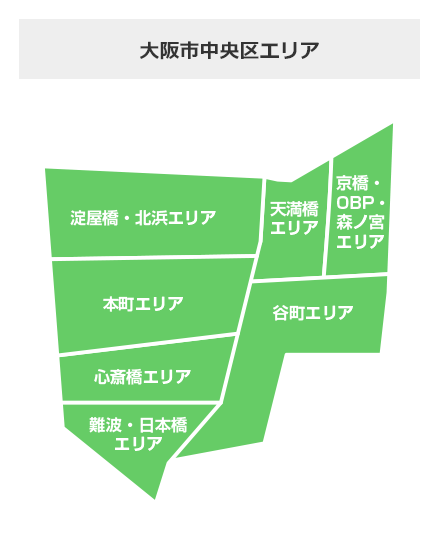 大阪市中央区エリア